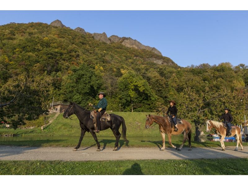 [Hokkaido, Sapporo] Ride Time choose riding time course [horse trekking]の紹介画像