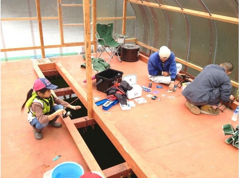 [長野/木崎湖]冰釣歡迎參加1天課程的初學者！與您的家人和朋友一起享受！の紹介画像