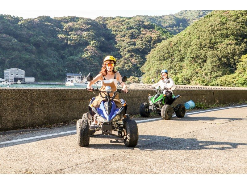 [Kochi, Otsuki Town] Guided four-wheeled buggy tour [Mini course 90 minutes] Easy short ride plan! Sightseeing x rides x experience! For the best date or trip!の紹介画像