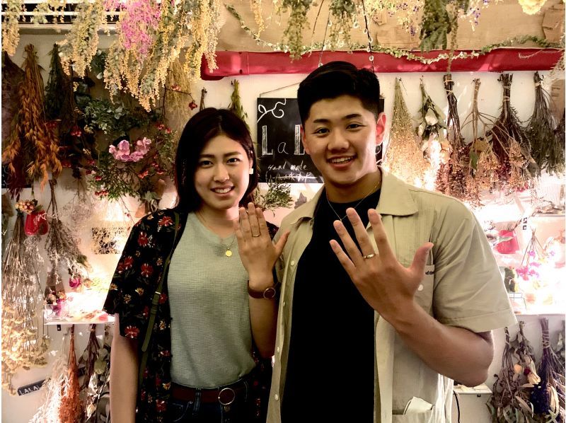 【大阪・心斎橋駅徒歩3分】自分の手で作るシルバーリング作り体験！ペアリングにもオススメ☆の紹介画像