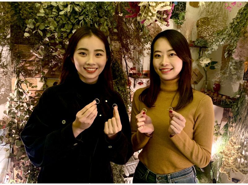 【大阪・心斎橋駅徒歩3分】自分の手で作るシルバーリング作り体験！ペアリングにもオススメ☆の紹介画像