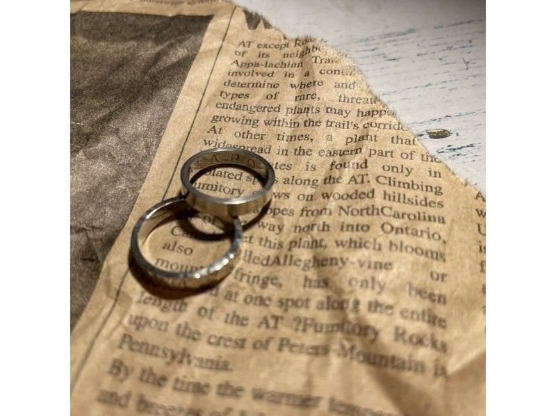 【大阪・心斎橋駅徒歩3分】自分の手で作るシルバーリング作り体験！ペアリングにもオススメ☆の紹介画像