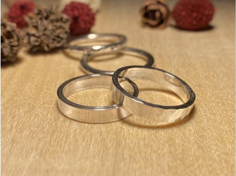 【大阪・心斎橋駅徒歩3分】自分の手で作るシルバーリング作り体験！ペアリングにもオススメ☆の紹介画像