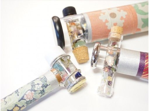長野 長野市 用天然石頭和信州花製成的干花製作萬花筒手工製作體驗 Activityjapan