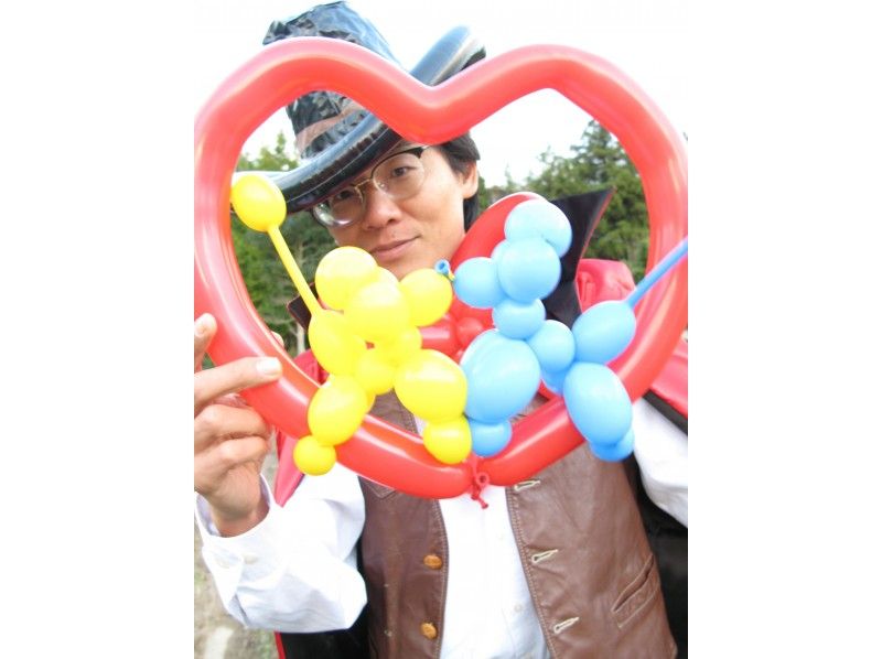 [Kagoshima/Kagoshima City Sakurajima] Balloon art experience for tourists visiting Japanの紹介画像