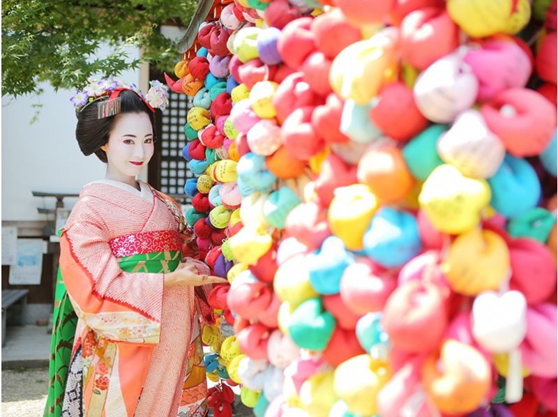 「特價！」【京都／清水寺】穿著舞妓服裝在京都街頭漫步60分鐘！舞妓散步方案21,000日圓→11,900日圓（不含稅）の紹介画像