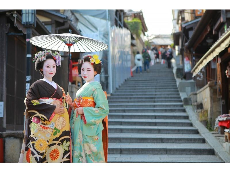 [京都/清水寺] 舞妓散步计划 21,000 日元 → 10,900 日元（不含税） 以舞妓风格在京都街头漫步 60 分钟！の紹介画像