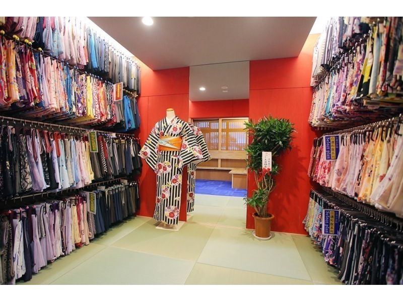 [Kyoto, Kiyomizu-dera Temple] 3-minute walk to Kiyomizu-dera Temple. "Cherry Blossom Viewing" in a kimono, 2,980 yen (excluding tax). Kimono plans for women, men and children. Same-day reservations also possible (by phone only).の紹介画像