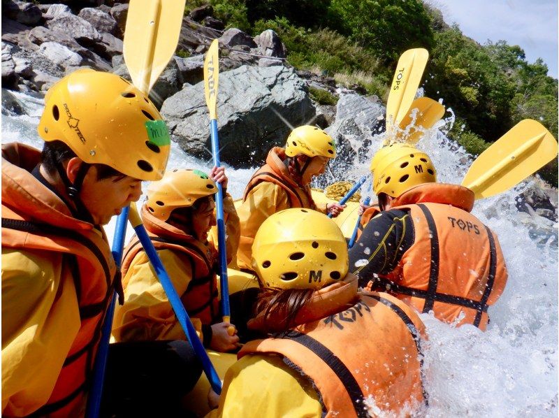 [Shikoku/Yoshino River] Yoshinogawa Rafting Kochi Rapids Oboke Short Course OK for junior high school students Free photo gift!の紹介画像
