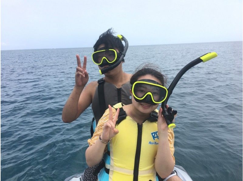 [沖繩/古宇利島]每個團體的安全包機體驗！讓我們尋找小丑魚和海龜浮潛之旅 90 分鐘♪の紹介画像