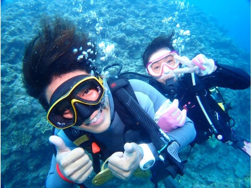 학생 할인 캠페인 실시중! 【고확률로 푸른 동굴에 갈 수 있는 체험 다이빙】 전세/송영 가능/GoPro 촬영/수영복 대여/여성 스태프/무사고の紹介画像