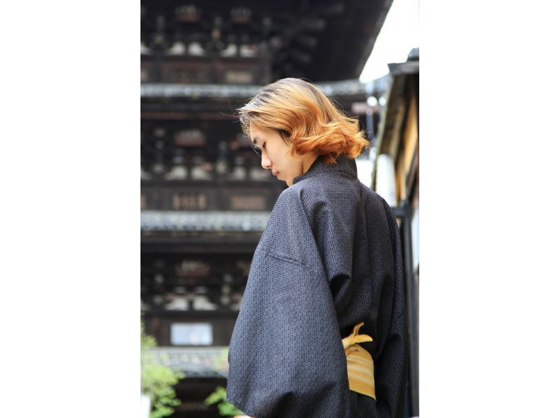 Kyoto Shijo Yukata (Kimono) Rental ``Men's Kimono Plan'' Men's Kimono Plan! の紹介画像