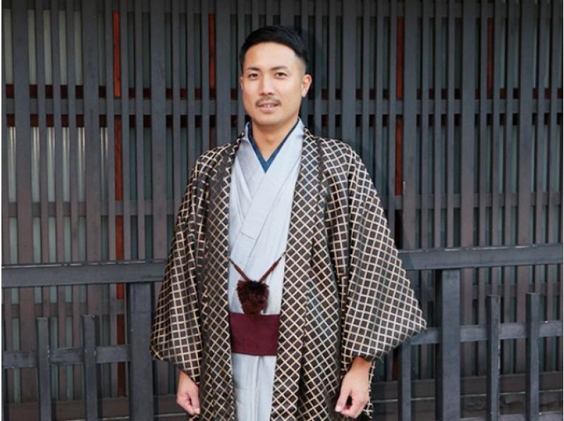 Kyoto Shijo Yukata (Kimono) Rental ``Men's Kimono Plan'' Men's Kimono Plan! の紹介画像