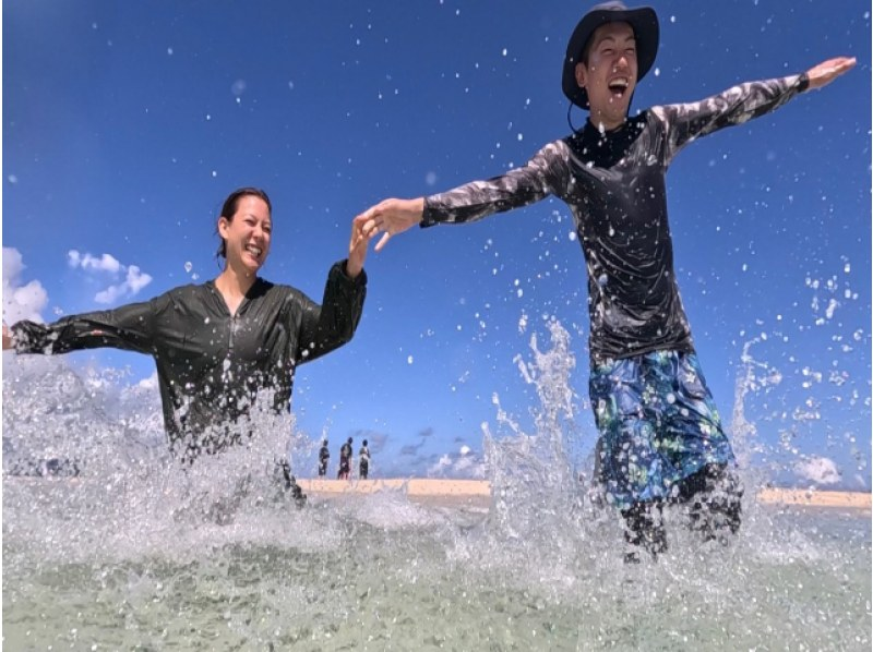 【石垣島/半日】「幻の島」浜島上陸＆ボートシュノーケリング★360度の絶景【写真データ/備品レンタル無料】の紹介画像