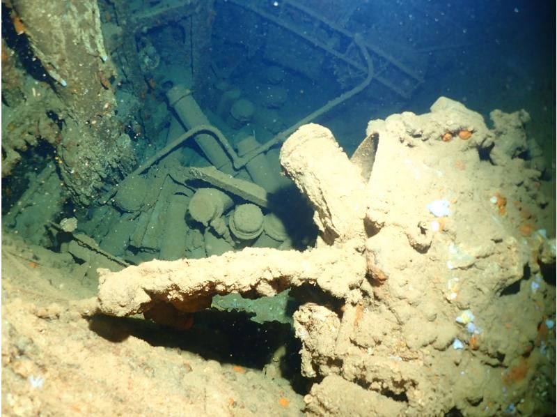 【　沖縄・那覇発　】USSエモンズ沈船・1名様からご案内★那覇市内送迎無料・古宇利島ダイビングの紹介画像