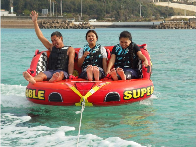 [Okinawa Onna Village Blue Cave] "Blue Cave Experience Diving & 2 Marine Sports Set" for ages 10 and up, camera & towel rental includedの紹介画像