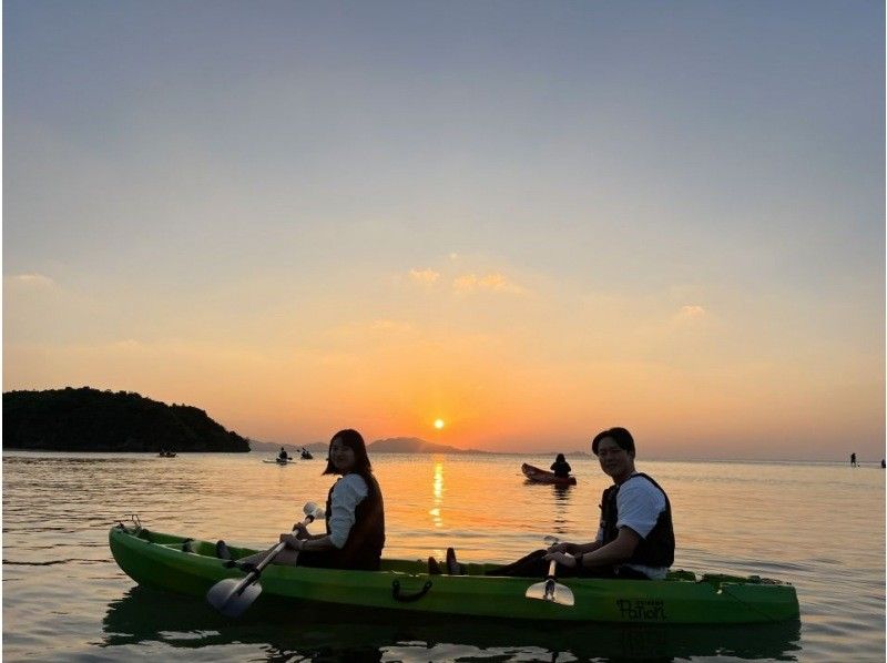 【石垣島•夕方】茜色に染まるサンセット＆絶景マングローブ＆満天の星空ナイトSUP/カヤック体験✨ 写真•動画無料❗️当日予約OK❗️送迎可❗の紹介画像