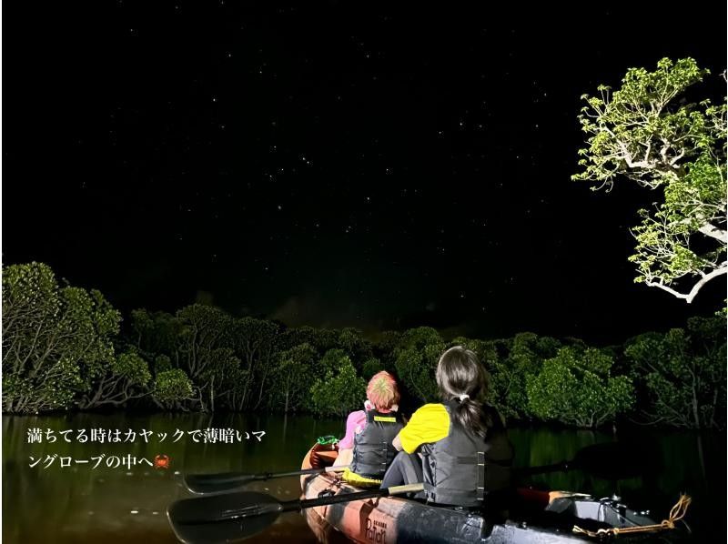 【石垣島・大人気】茜色に染まるサンセット&神秘的なマングローブ探索&満点星空ナイト〈SUPorカヤック〉9割が初体験❗️写真データ無料❗️の紹介画像