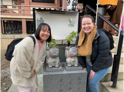 東京 浅草 Tokyo猫ツアー 猫 動物好き集まれ 猫スポット巡り 招き猫作りの猫ざんまい街歩き アクティビティジャパン