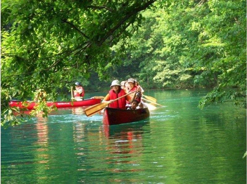 [Nagano / Omachi Canadian Canoe] Rental Enjoy a cruise on Lake Aoki with outstanding transparency-の紹介画像