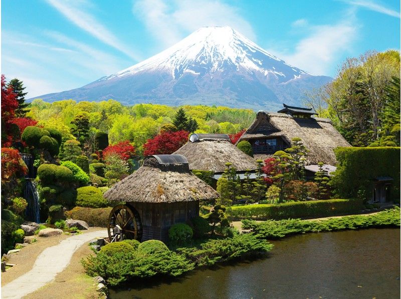 [東京出發]日本必遊聖地富士山5號車站忍野八海遠眺富士山。の紹介画像