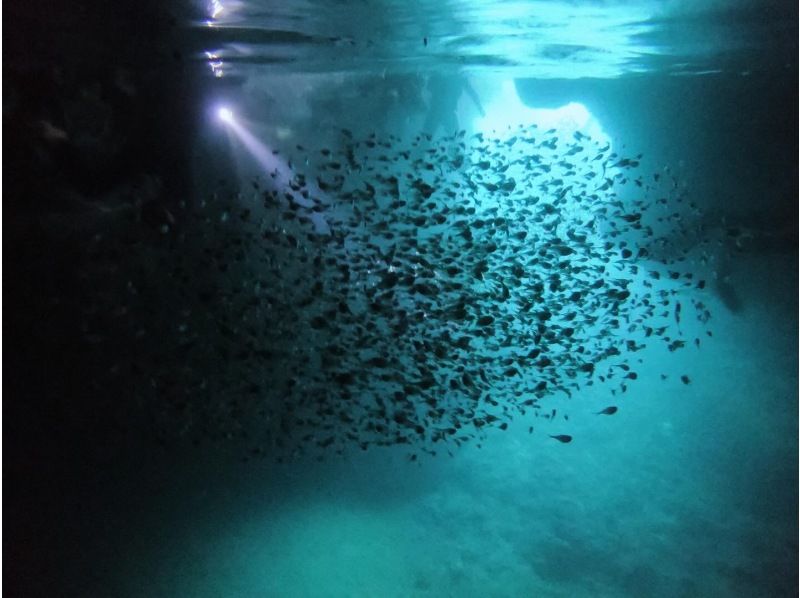 [Okinawa Onna Village] Guided by a dedicated boat! Feel free to enjoy the popular Blue Grotto snorkel! (underwater photo present)の紹介画像