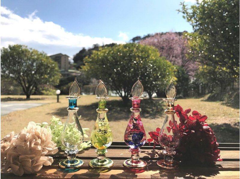 [Shizuoka/Izu Kogen] Herbarium experience! Make it with Egyptian glass! Take-out on the day OK★Beginners, couples, and parents and children welcome (reservations accepted until the morning of the day)の紹介画像