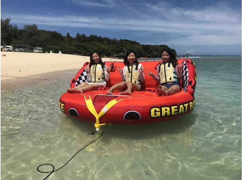 [Northern departure/remote island] Charm of Minnajima blue ♪ Exciting boat snorkeling & marine 3 types pack (with round-trip boarding ticket)の紹介画像