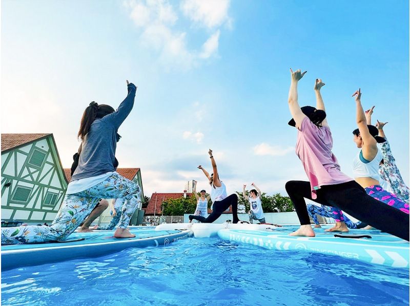 【滋賀・琵琶湖】露天プールで夕やけSUP Yogaしよう！の紹介画像