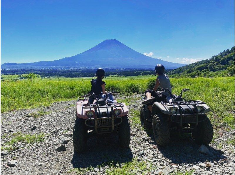 【ATVバギー・30分】ATV使用★四輪バギーショートコースプラン★富士山を眺めて★（30分2㌔）の紹介画像