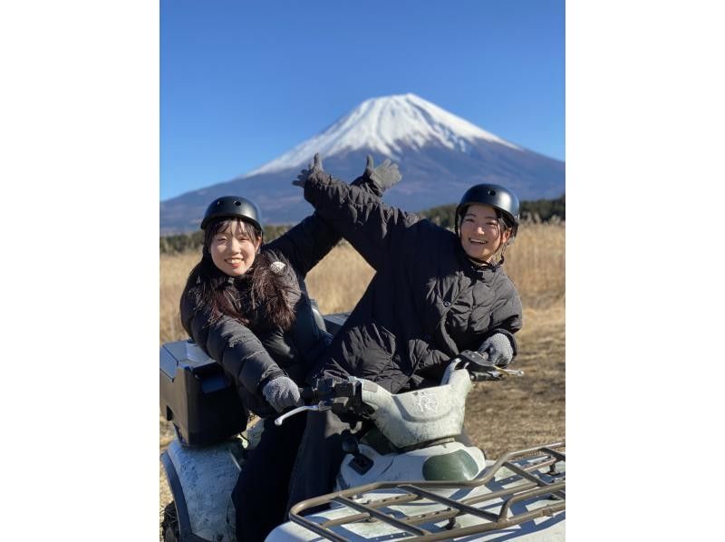 【ATVバギー・30分】ATV使用★四輪バギーショートコースプラン★富士山を眺めて★（30分2㌔）の紹介画像