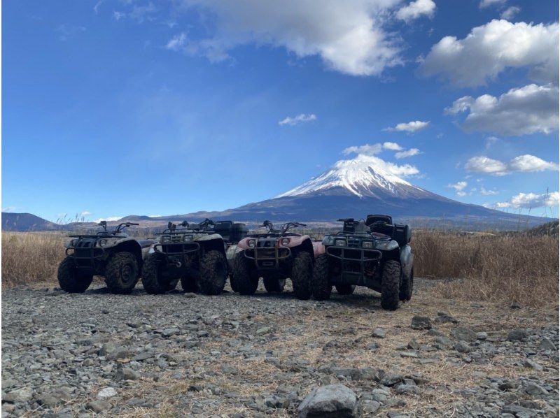【ATVバギー・30分】ATV使用★四輪バギーショートコースプラン★富士山を眺めて★（30分2㌔）の紹介画像