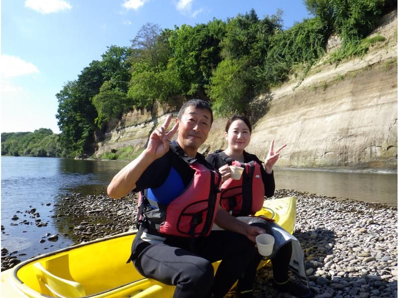 [Hokkaido, Tokachi] Enjoy the magnificent scenery of wild birds and Tokachi! A leisurely canoe tour on the Tokachi River!の紹介画像