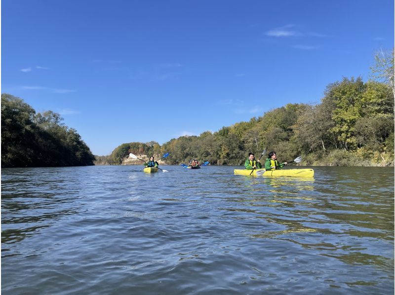 [Hokkaido, Tokachi] Enjoy the magnificent scenery of wild birds and Tokachi! A leisurely canoe tour on the Tokachi River!の紹介画像