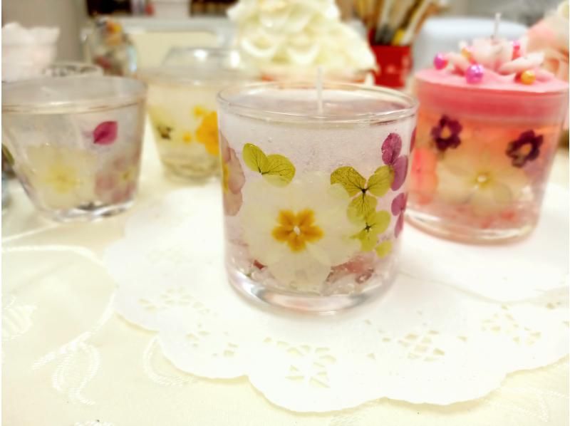 お部屋でまったりお花見気分【お花見アロマキャンドル！】選べる器、香り！人数割引有りの紹介画像