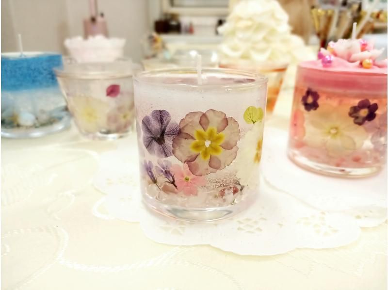お部屋でまったりお花見気分【お花見アロマキャンドル！】選べる器、香り！人数割引有りの紹介画像