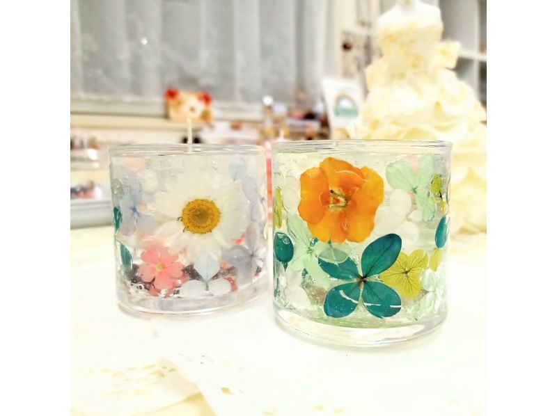 お部屋でまったりお花見気分【お花見ボタニカルキャンドル！】人数割引有・お一人参加ok  スーパーサマーセール実施中 の紹介画像