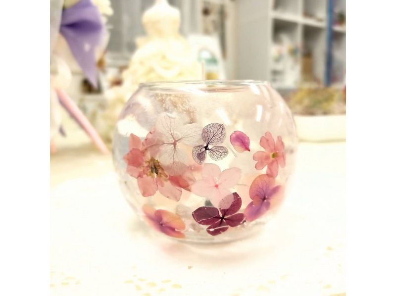 お部屋でまったりお花見気分【お花見アロマキャンドル！】選べる器、香り！人数割引有りの紹介画像