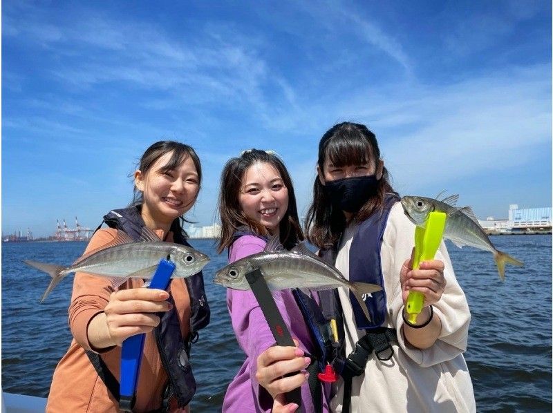 [东京站Chika /浅草站.筑地站.Kachidoki站]只为家人和朋友提供的“完全保留”完整讲座让您安心！让我们空手享受船钓吧！の紹介画像