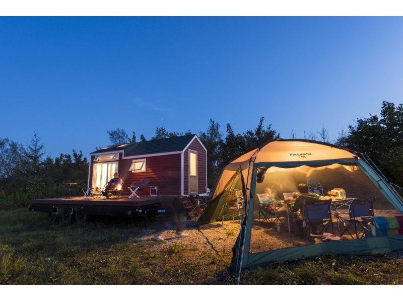 Camping with a camping trailer in Hokkaido KOYA.lab Co., Ltd.