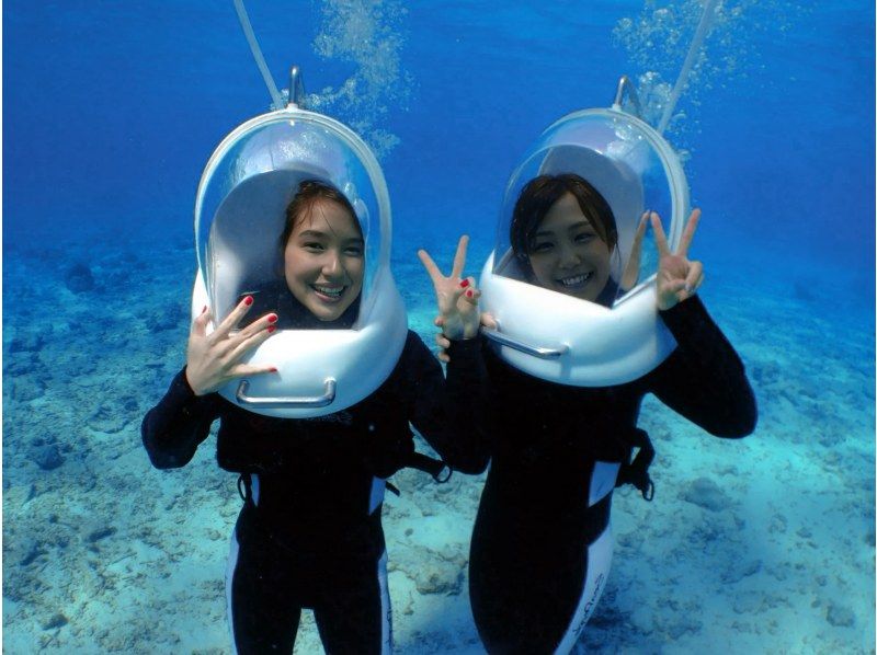 [Okinawa Blue Cave] Blue Cave Experience Diving by Boat & Onna Village Sea Walk Setの紹介画像