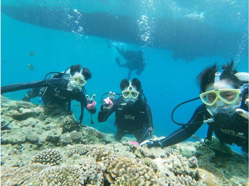 [Onna Village, Okinawa Prefecture] Okinawa Blue Cave Experience Diving & Sea Walk Set by Boatの紹介画像