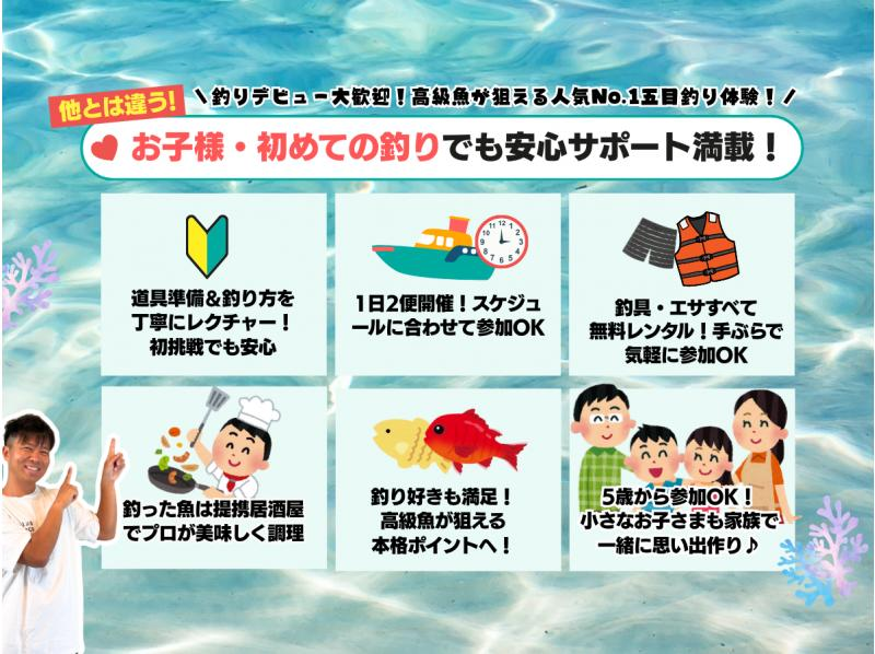 【石垣島・半日】高級魚を狙え！手ぶらで楽しめる初心者歓迎の船釣り体験（今だけ限定割引中！）の紹介画像