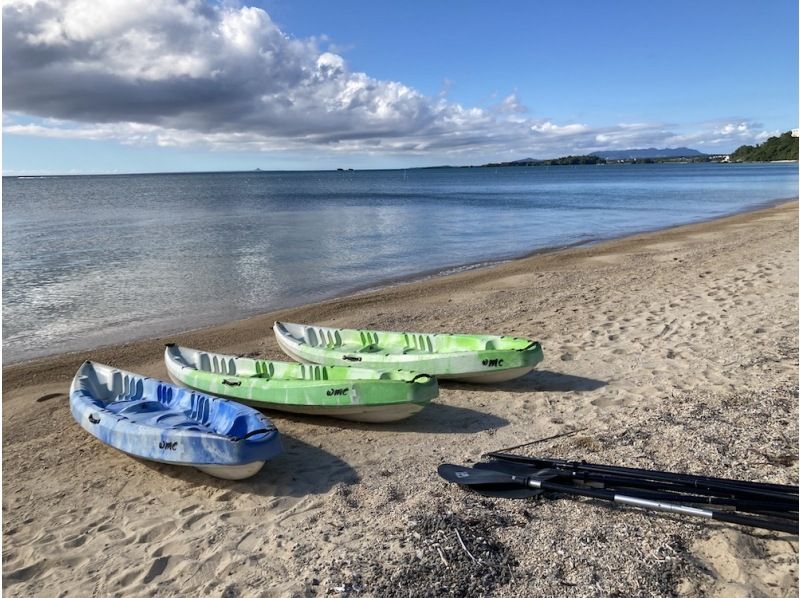 [Only available in summer from April to October, Onna Village] 2 people to 3 years old OK! Sea kayaking in Onna Village from in front of the resort hotelの紹介画像