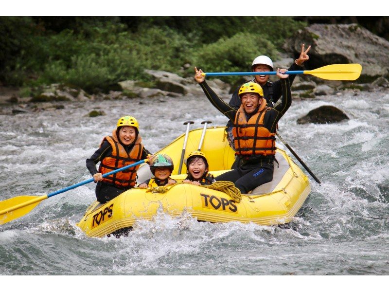 [Shikoku Yoshino River] A great experience for the whole family! Family Rafting Kochi Exciting Course OK for ages 5 and up Free photo gift!の紹介画像