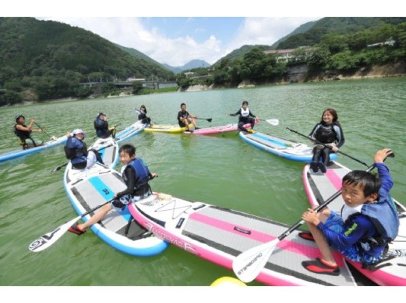 [Kanagawa / Tanzawa] Relaxing SUP cruising on the beautiful Lake Tanzawa from age 7