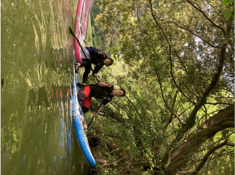 [Kanagawa / Tanzawa] Elementary school students are OK! All rentals are free! Relaxing cruising on the beautiful Lake Tanzawa with SUP!の紹介画像
