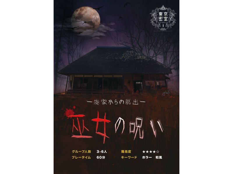[Tokyo / Akihabara] A hot horror theme! "The Curse of the Priestess"の紹介画像