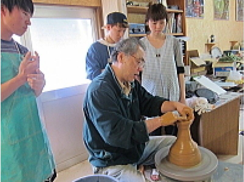 [Hiroshima / Akiota] Upstream of the Ota River-Experience pottery in nature "2 electric potter's wheels (For repeaters only, Spartan course)"の紹介画像