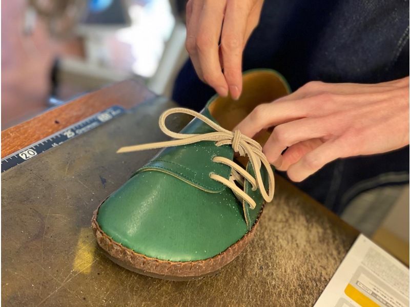 【東京・調布】素材にこだわった快適な「ヨコひも革靴」を手作りしよう（牛革・20cm～26cm・手縫い）